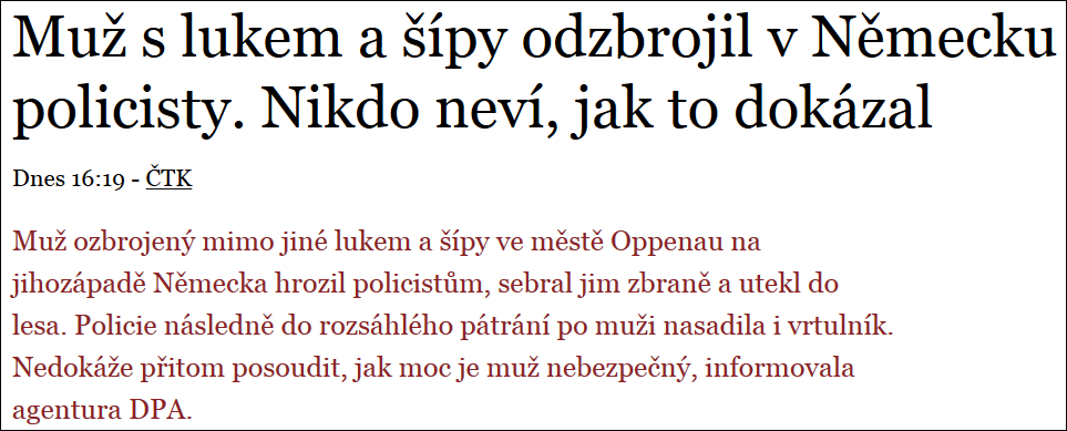 2020-07-12_Muž s lukem a šípy odzbrojil v Německu policisty_Novinky.cz.png